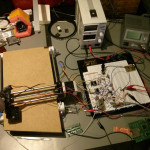 Lasercutter Testaufbau